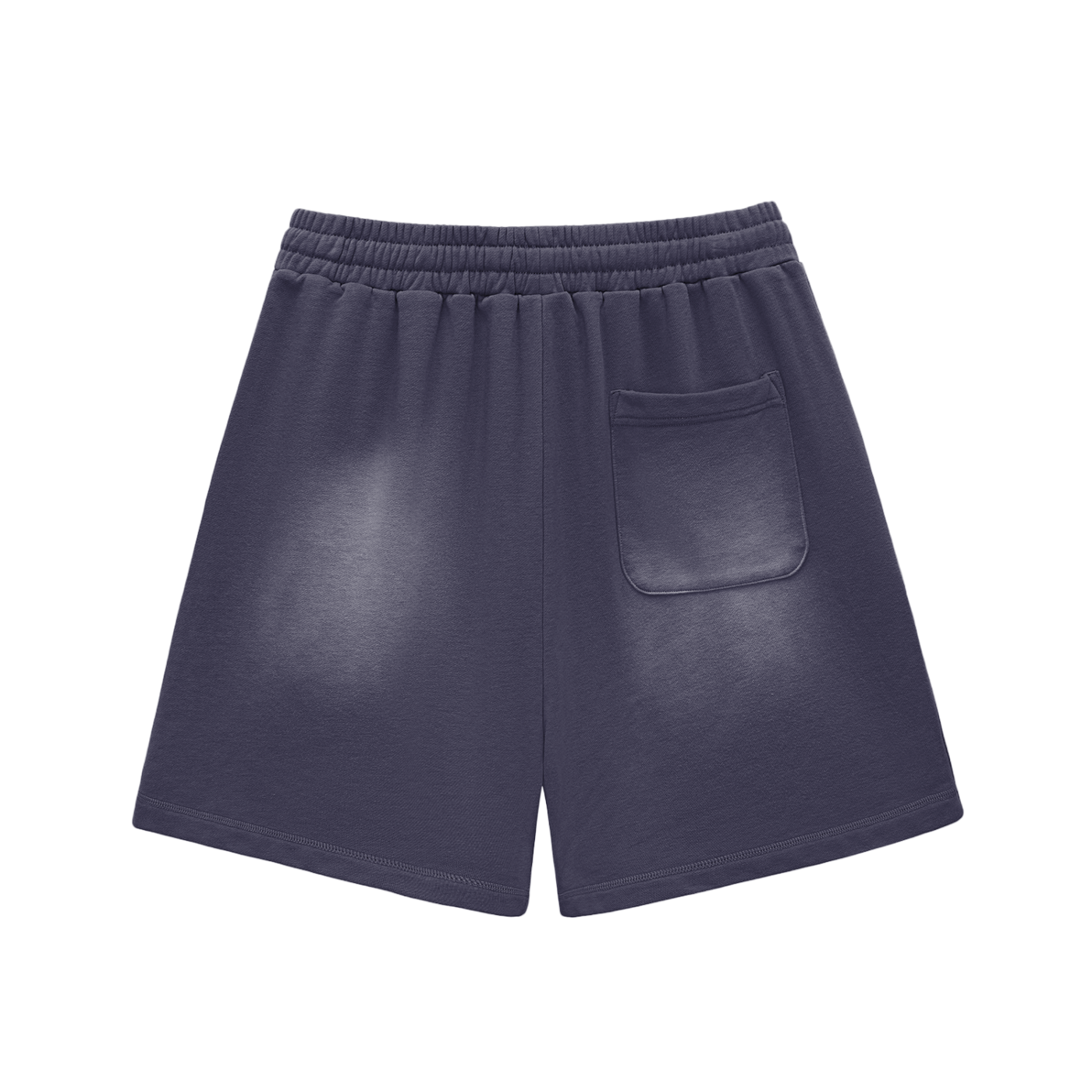 Humble Crown Vision Sun Fade Raw Edge Cotton Shorts