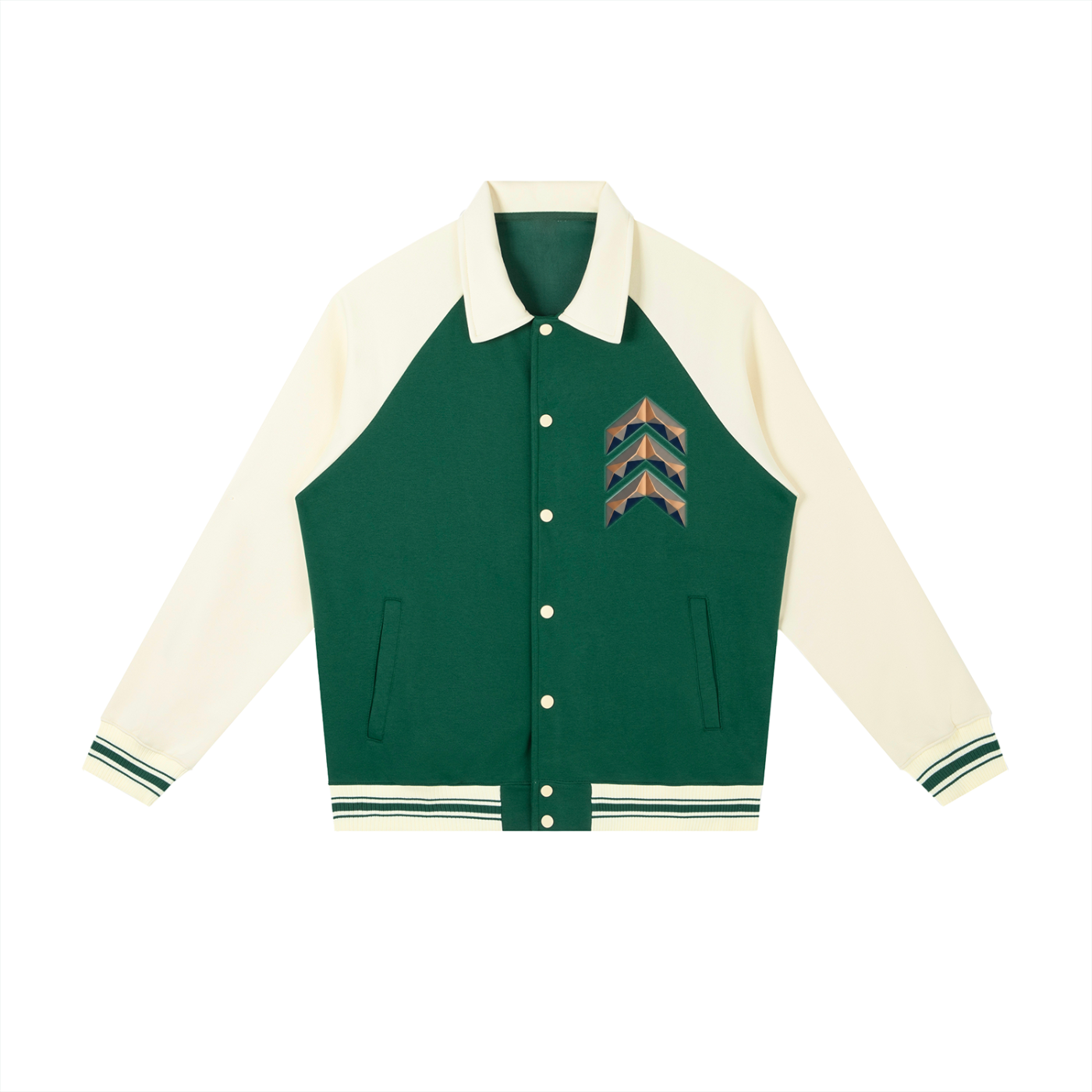 Humble Crown Bag Godz Raglan Sleeve Baseball Jacket