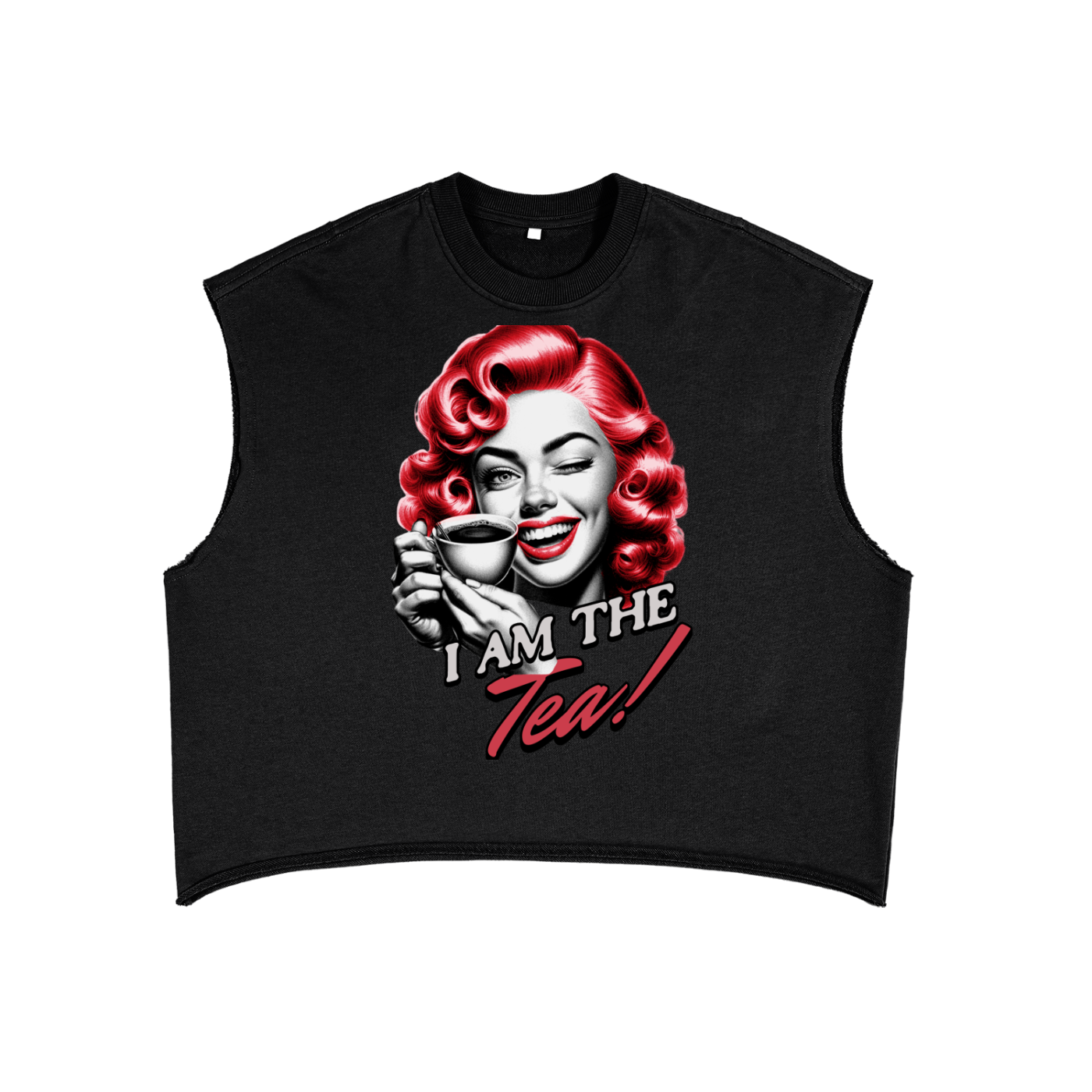 Humble Crown am Tea French Terry Boxy Tank Top