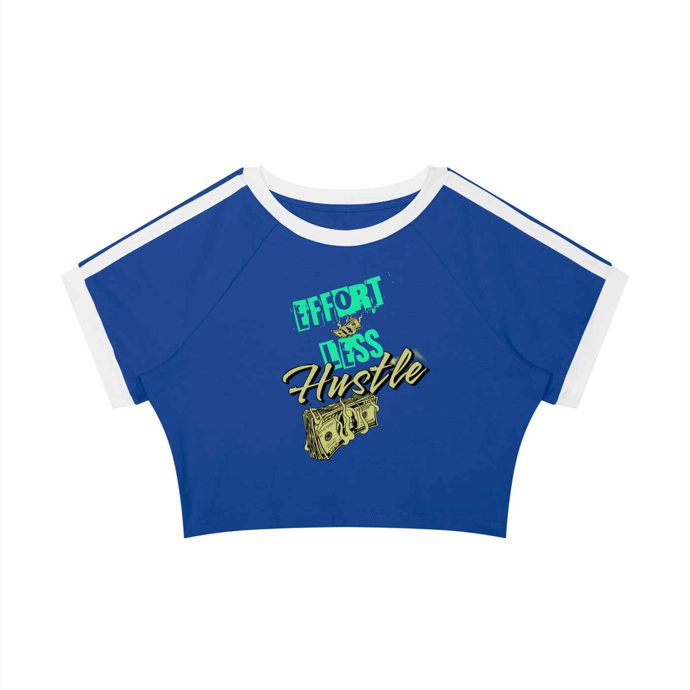 Endless Hustle Women’s Raglan Crop T-Shirt