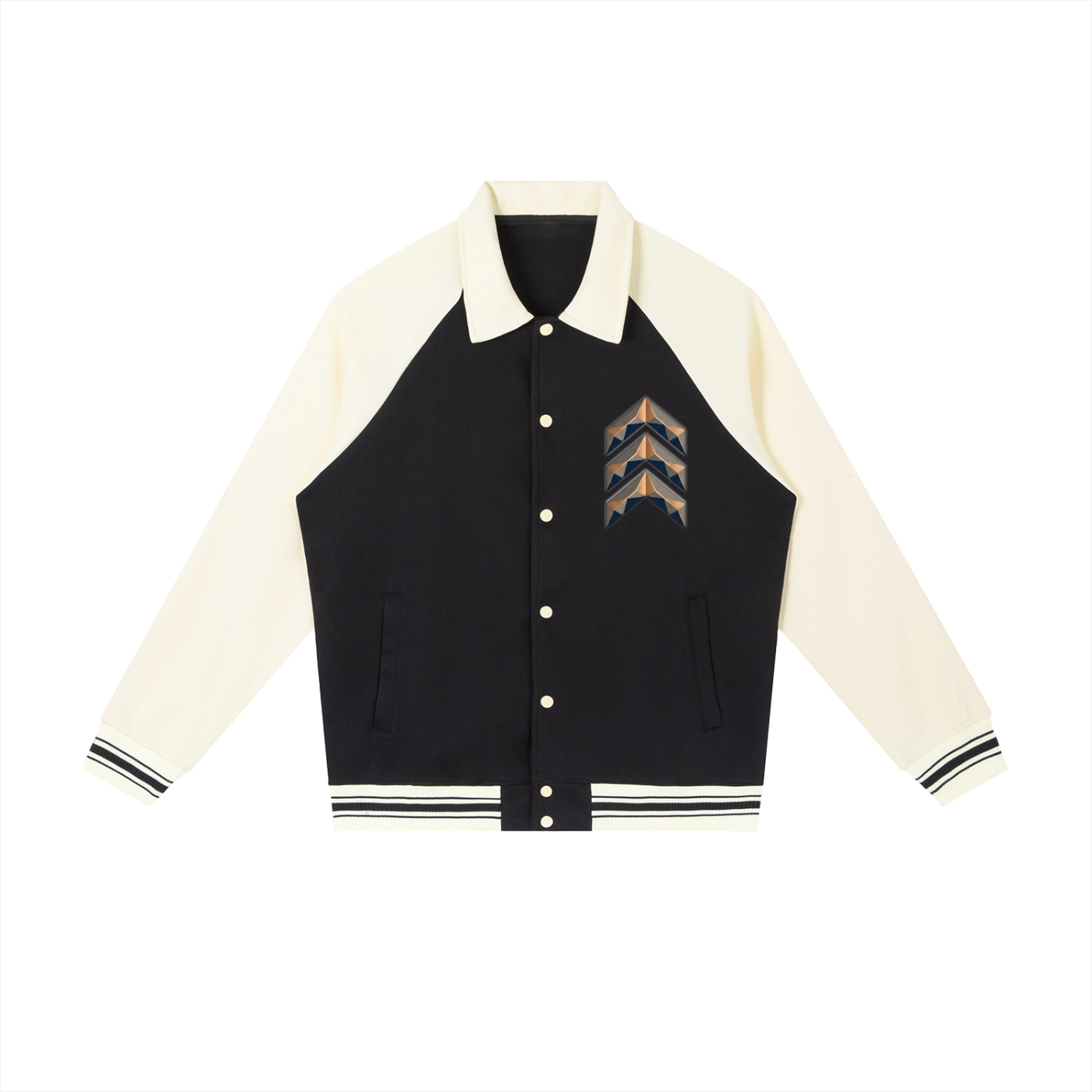 Humble Crown Bag Godz Raglan Sleeve Baseball Jacket