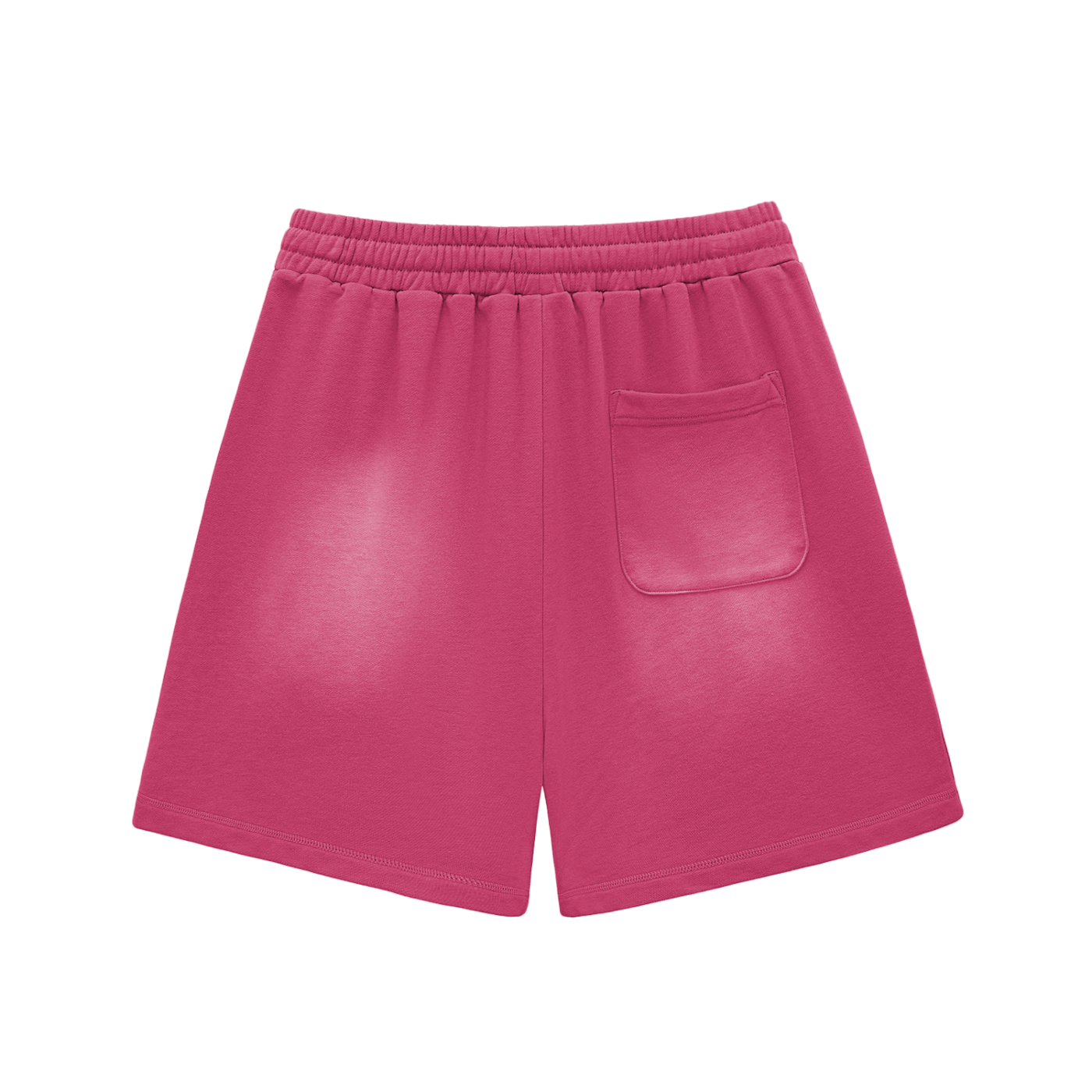 Humble Crown Vision Sun Fade Raw Edge Cotton Shorts