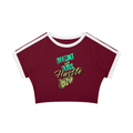 Endless Hustle Women’s Raglan Crop T-Shirt