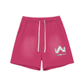 Humble Crown Vision Sun Fade Raw Edge Cotton Shorts